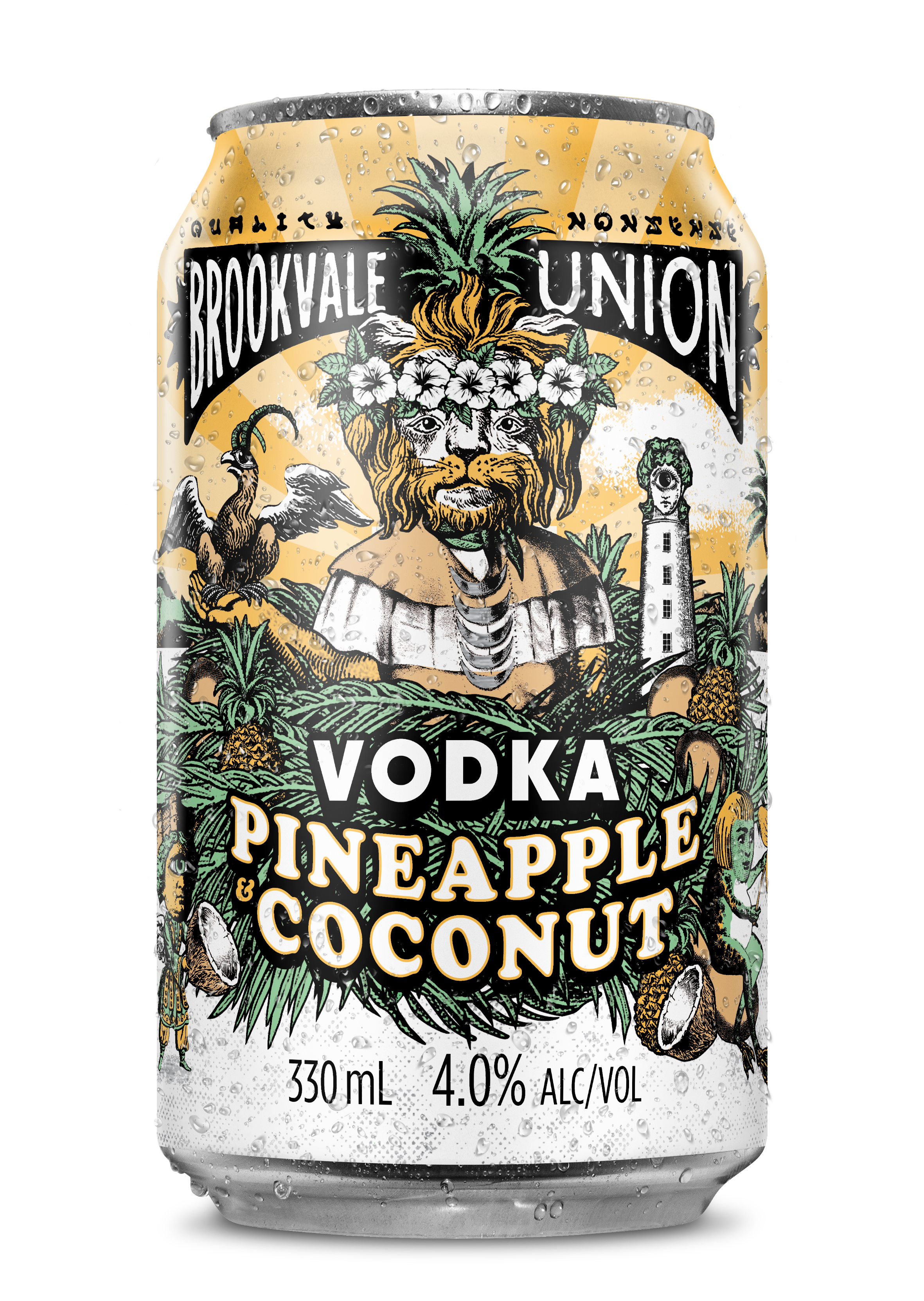 Vodka Pineapple & Coconut - 330mL CAN